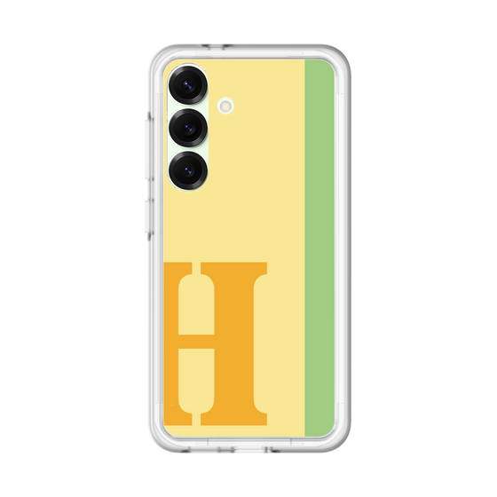 スリムプロテクションプレミアムケース［ オリジナル - initial color line - H yellow ］