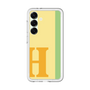 スリムプロテクションプレミアムケース［ オリジナル - initial color line - H yellow ］