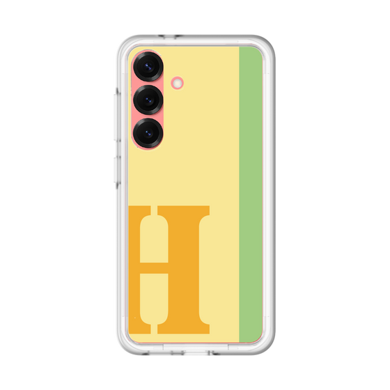 スリムプロテクションプレミアムケース［ オリジナル - initial color line - H yellow ］
