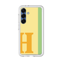スリムプロテクションプレミアムケース［ オリジナル - initial color line - H yellow ］