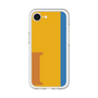 スリムプロテクションプレミアムケース［ オリジナル - initial color line - I orange ］