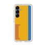 スリムプロテクションプレミアムケース［ オリジナル - initial color line - I orange ］