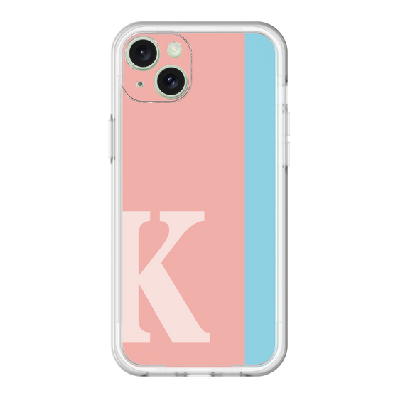 スリムプロテクションプレミアムケース［ オリジナル - initial color line - K pink ］