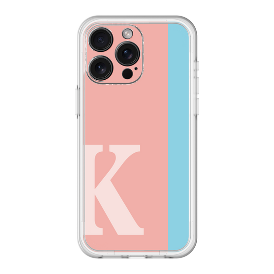 スリムプロテクションプレミアムケース［ オリジナル - initial color line - K pink ］