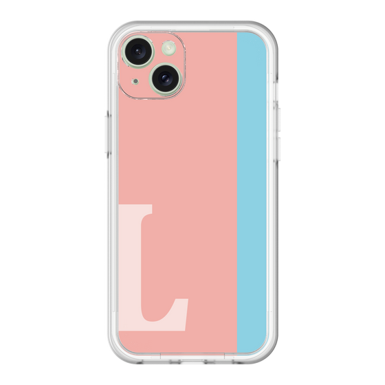 スリムプロテクションプレミアムケース［ オリジナル - initial color line - L pink ］