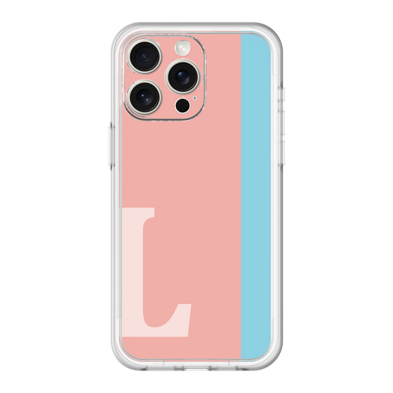 スリムプロテクションプレミアムケース［ オリジナル - initial color line - L pink ］