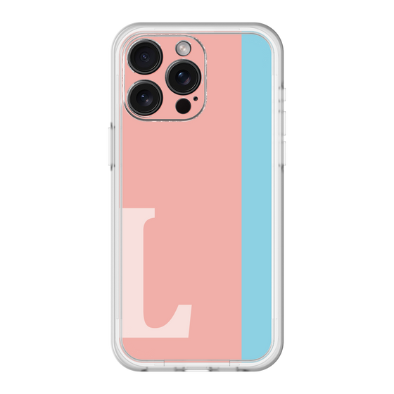 スリムプロテクションプレミアムケース［ オリジナル - initial color line - L pink ］