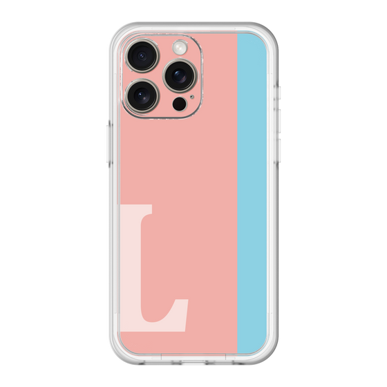 スリムプロテクションプレミアムケース［ オリジナル - initial color line - L pink ］