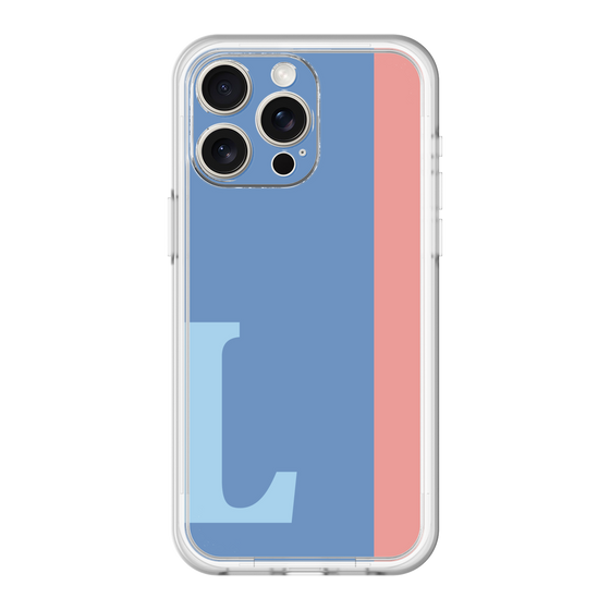 スリムプロテクションプレミアムケース［ オリジナル - initial color line - L blue ］