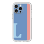 スリムプロテクションプレミアムケース［ オリジナル - initial color line - L blue ］