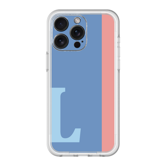 スリムプロテクションプレミアムケース［ オリジナル - initial color line - L blue ］