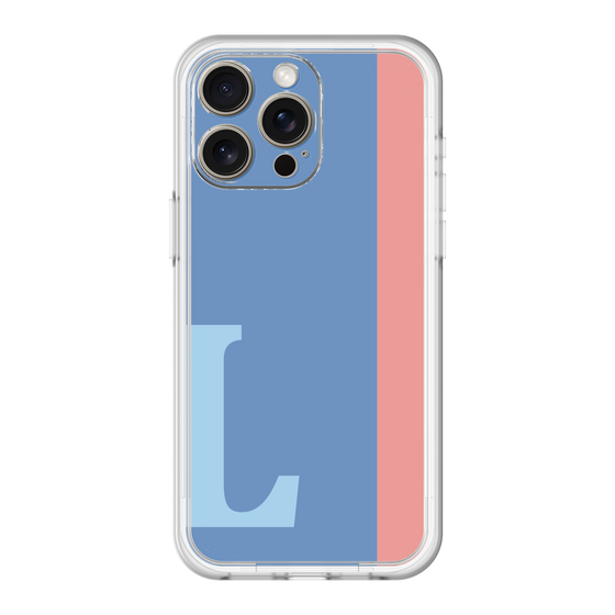 スリムプロテクションプレミアムケース［ オリジナル - initial color line - L blue ］