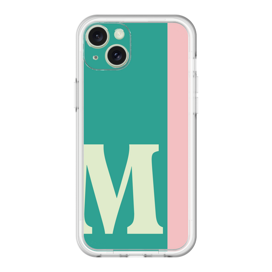スリムプロテクションプレミアムケース［ オリジナル - initial color line - M green ］