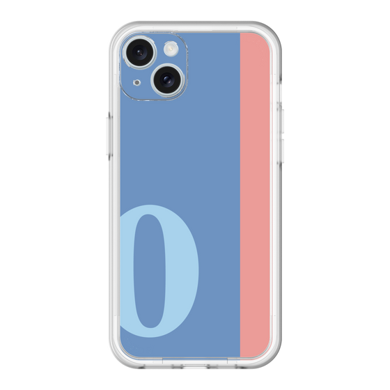 スリムプロテクションプレミアムケース［ オリジナル - initial color line - O blue ］
