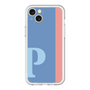 スリムプロテクションプレミアムケース［ オリジナル - initial color line - P blue ］