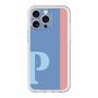 スリムプロテクションプレミアムケース［ オリジナル - initial color line - P blue ］