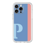 スリムプロテクションプレミアムケース［ オリジナル - initial color line - P blue ］