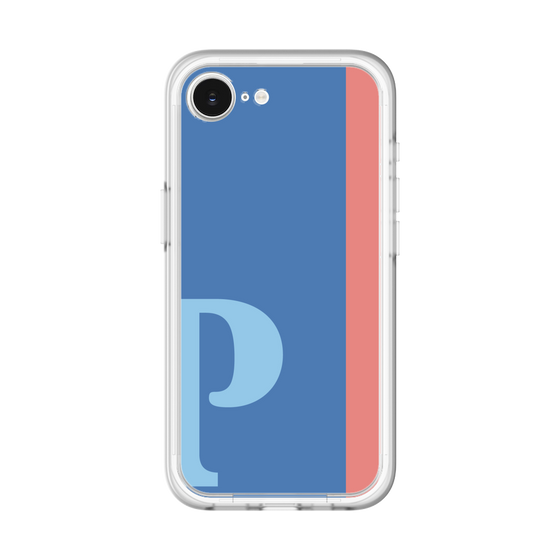 スリムプロテクションプレミアムケース［ オリジナル - initial color line - P blue ］