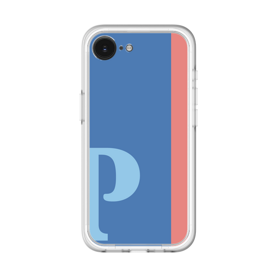 スリムプロテクションプレミアムケース［ オリジナル - initial color line - P blue ］