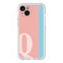 スリムプロテクションプレミアムケース［ オリジナル - initial color line - Q pink ］