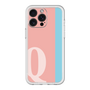 スリムプロテクションプレミアムケース［ オリジナル - initial color line - Q pink ］
