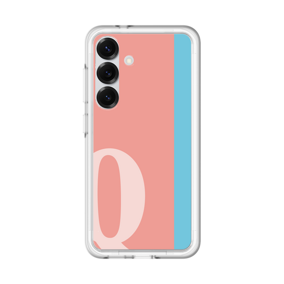 スリムプロテクションプレミアムケース［ オリジナル - initial color line - Q pink ］