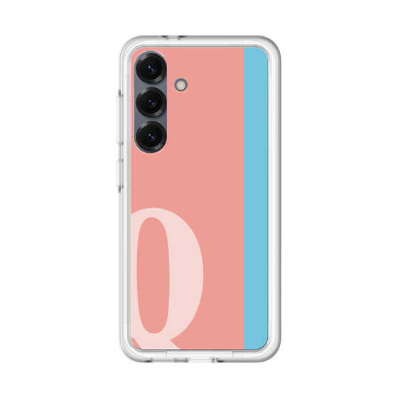 スリムプロテクションプレミアムケース［ オリジナル - initial color line - Q pink ］