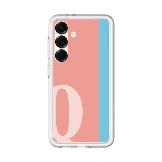 スリムプロテクションプレミアムケース［ オリジナル - initial color line - Q pink ］