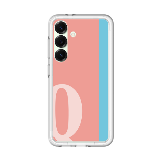 スリムプロテクションプレミアムケース［ オリジナル - initial color line - Q pink ］