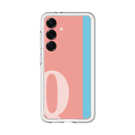 スリムプロテクションプレミアムケース［ オリジナル - initial color line - Q pink ］