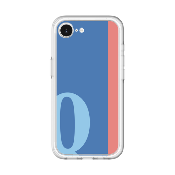 スリムプロテクションプレミアムケース［ オリジナル - initial color line - Q blue ］