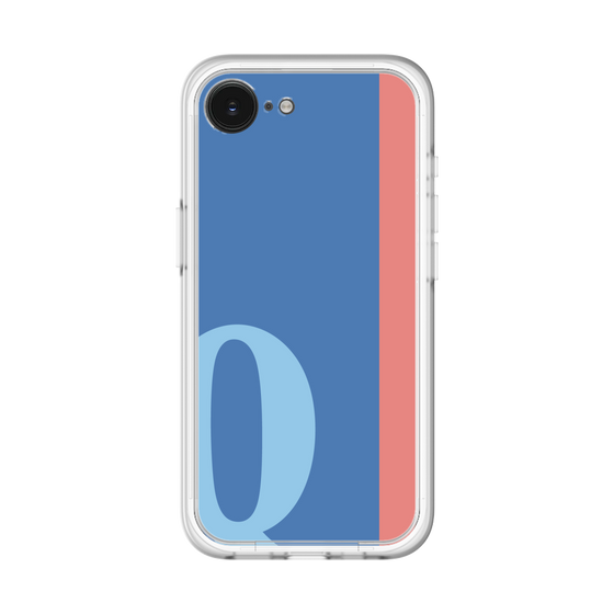 スリムプロテクションプレミアムケース［ オリジナル - initial color line - Q blue ］