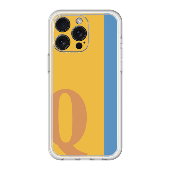 スリムプロテクションプレミアムケース［ オリジナル - initial color line - Q orange ］