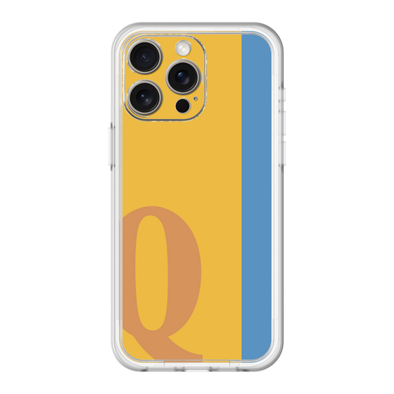 スリムプロテクションプレミアムケース［ オリジナル - initial color line - Q orange ］