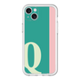 スリムプロテクションプレミアムケース［ オリジナル - initial color line - Q green ］