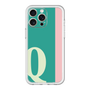 スリムプロテクションプレミアムケース［ オリジナル - initial color line - Q green ］