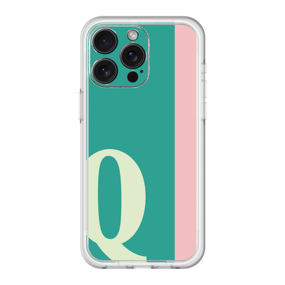 スリムプロテクションプレミアムケース［ オリジナル - initial color line - Q green ］