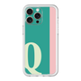 スリムプロテクションプレミアムケース［ オリジナル - initial color line - Q green ］