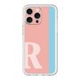 スリムプロテクションプレミアムケース［ オリジナル - initial color line - R pink ］