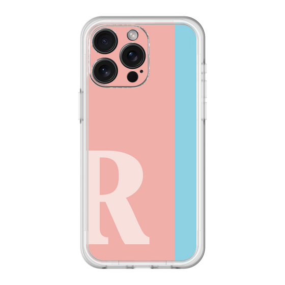 スリムプロテクションプレミアムケース［ オリジナル - initial color line - R pink ］
