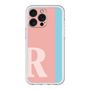 スリムプロテクションプレミアムケース［ オリジナル - initial color line - R pink ］