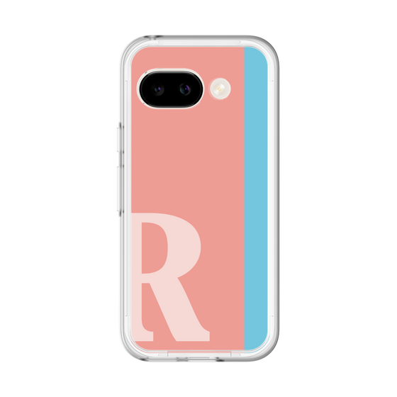 スリムプロテクションプレミアムケース［ オリジナル - initial color line - R pink ］