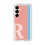 スリムプロテクションプレミアムケース［ オリジナル - initial color line - R pink ］