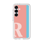 スリムプロテクションプレミアムケース［ オリジナル - initial color line - R pink ］
