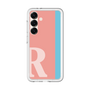 スリムプロテクションプレミアムケース［ オリジナル - initial color line - R pink ］