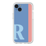 スリムプロテクションプレミアムケース［ オリジナル - initial color line - R blue ］