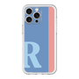 スリムプロテクションプレミアムケース［ オリジナル - initial color line - R blue ］