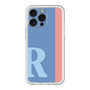 スリムプロテクションプレミアムケース［ オリジナル - initial color line - R blue ］