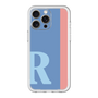 スリムプロテクションプレミアムケース［ オリジナル - initial color line - R blue ］