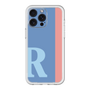 スリムプロテクションプレミアムケース［ オリジナル - initial color line - R blue ］